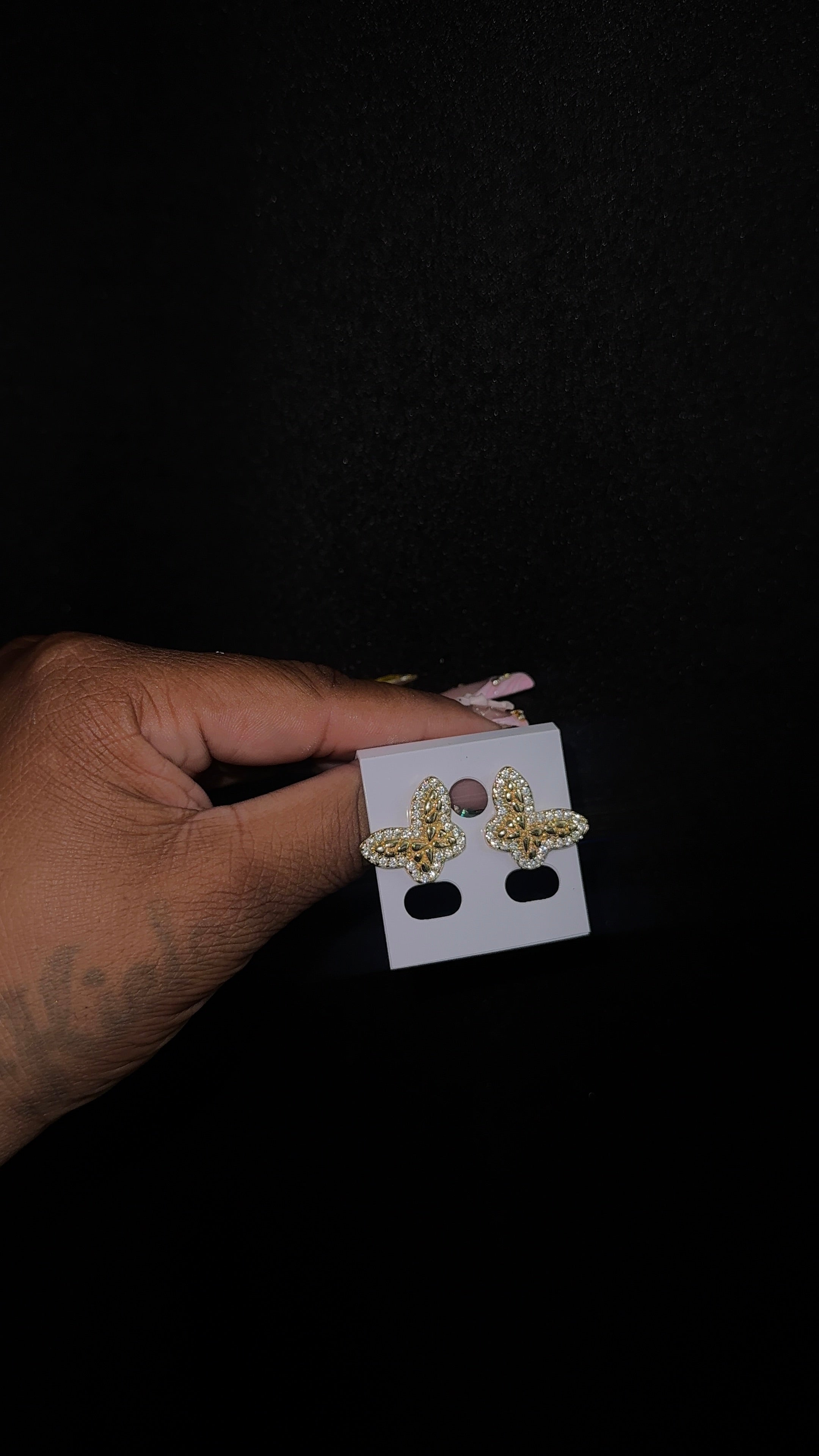 Butterfly Nugget Earrings