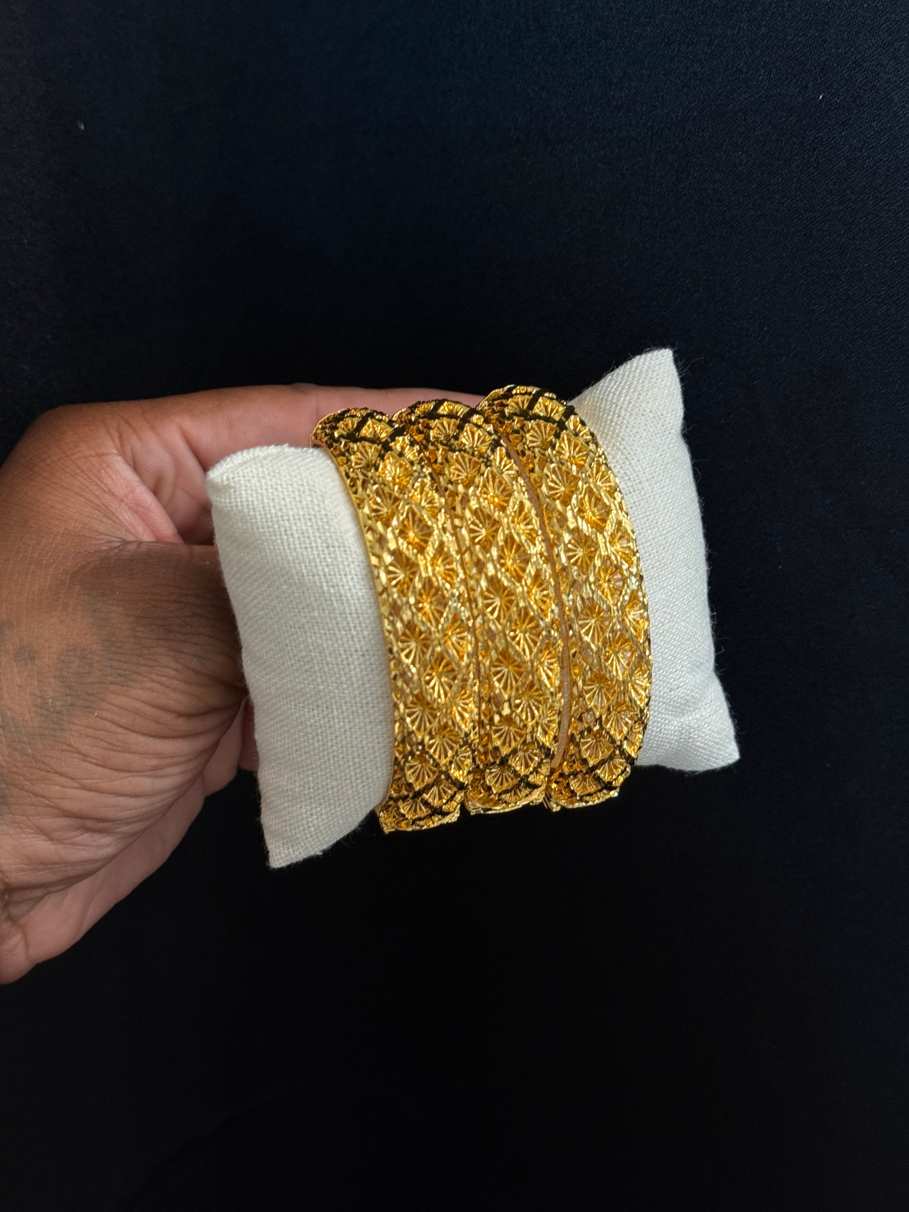 24k Starlight Bangles