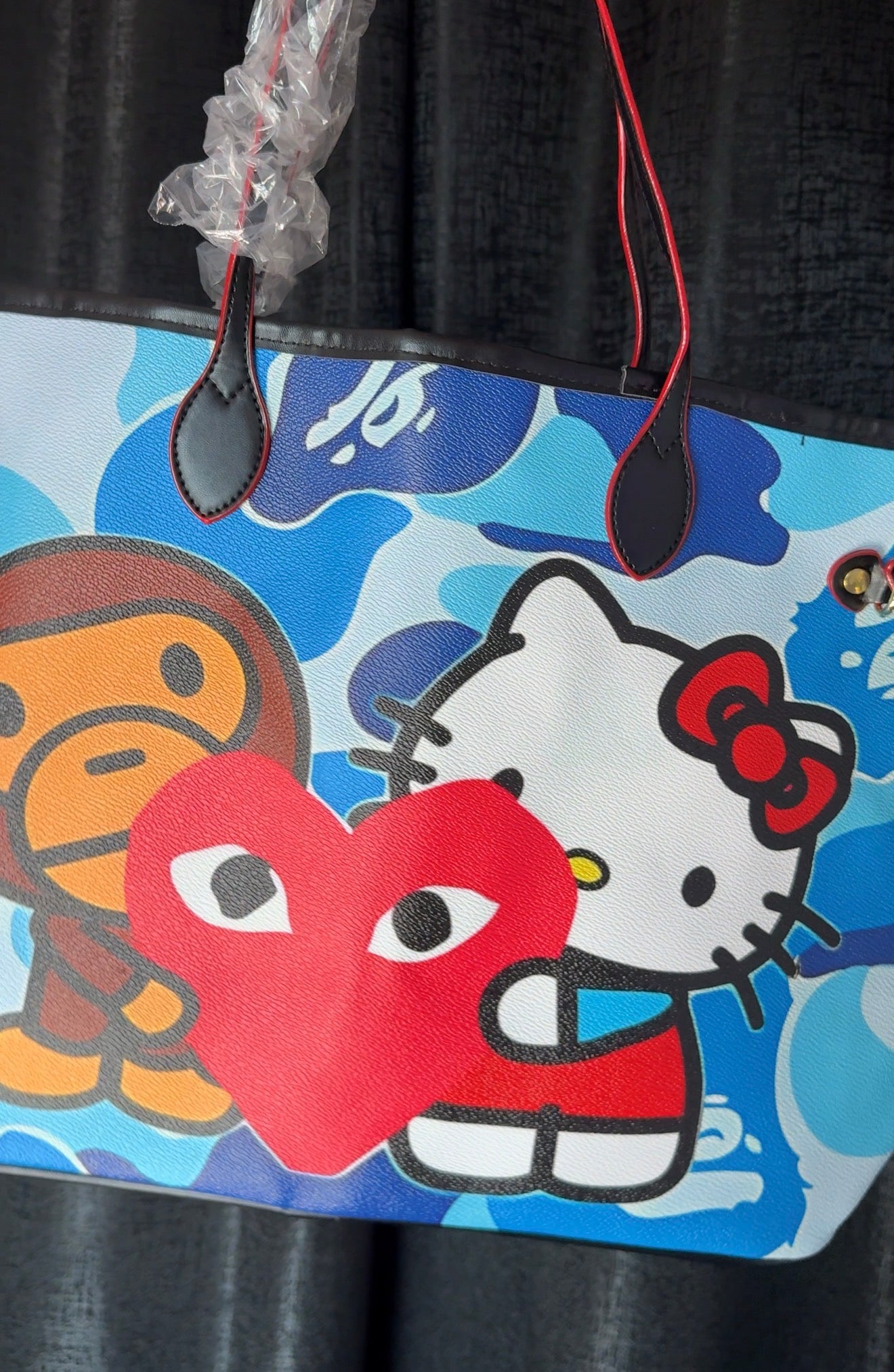 CHEETAH HK CHROMEHEART TOTE