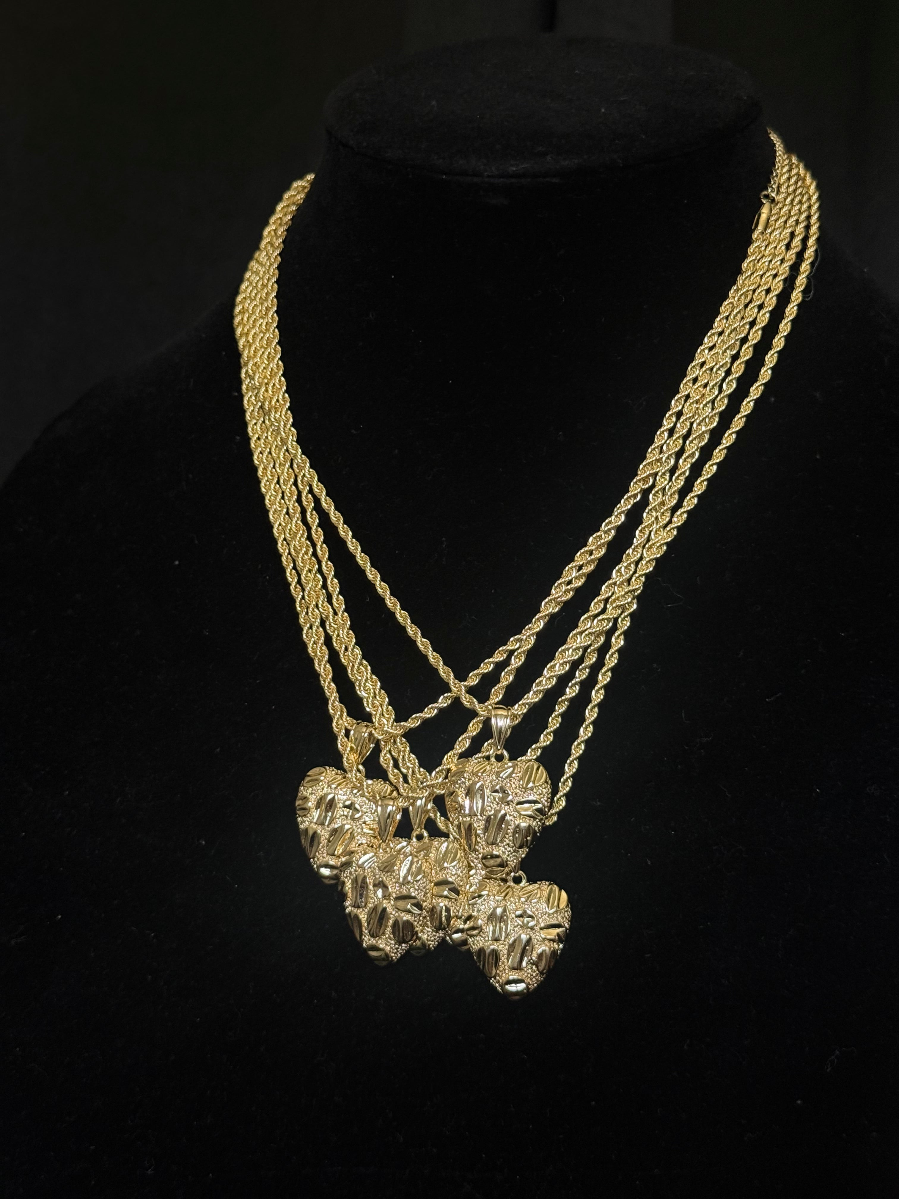 Heart Nugget Necklace