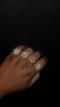 Clover Nugget Ring
