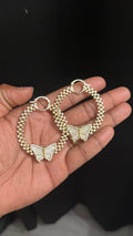 Butterfly Rolex Hoops