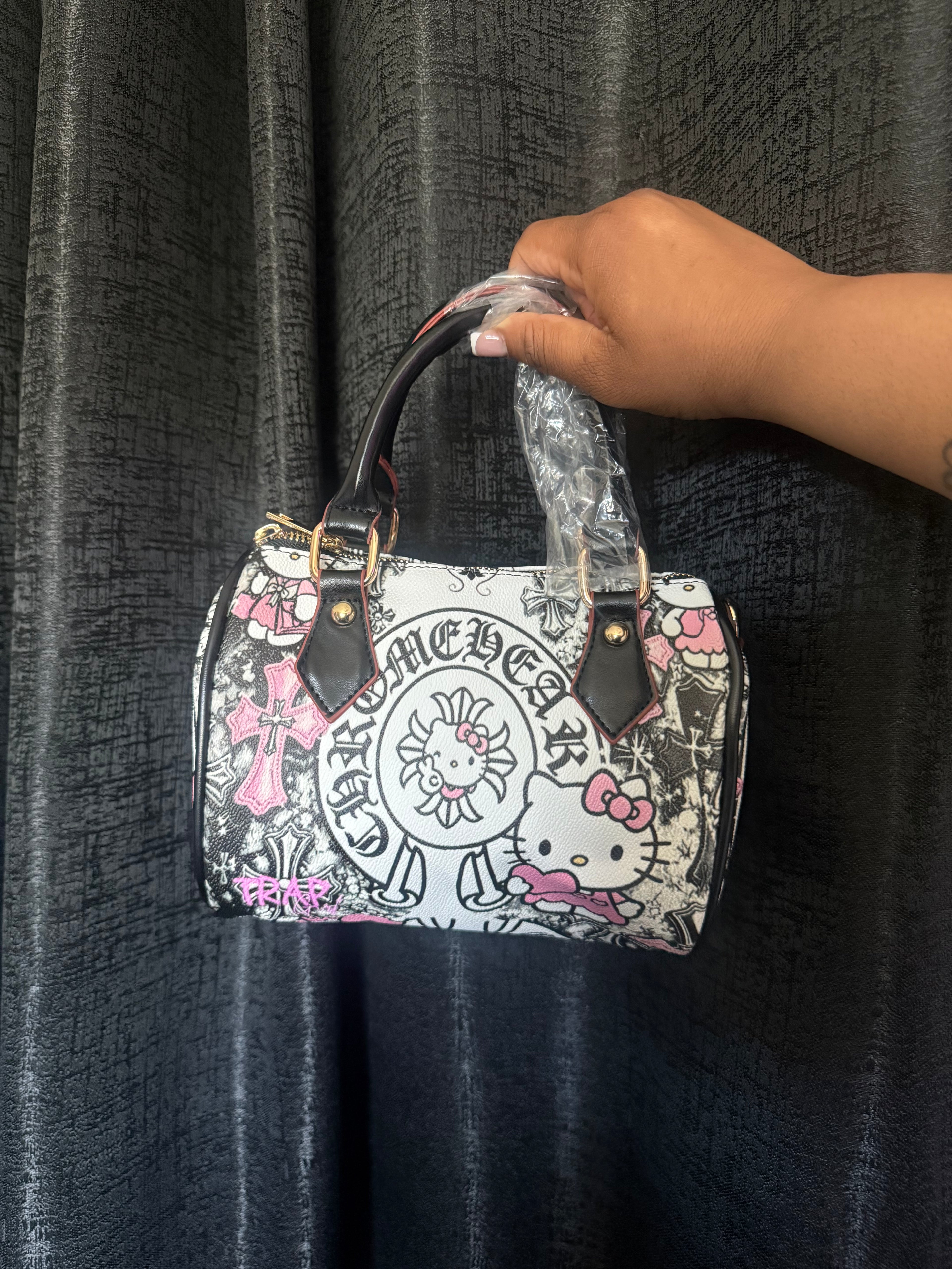 HKxBape Crush Bomber Purse