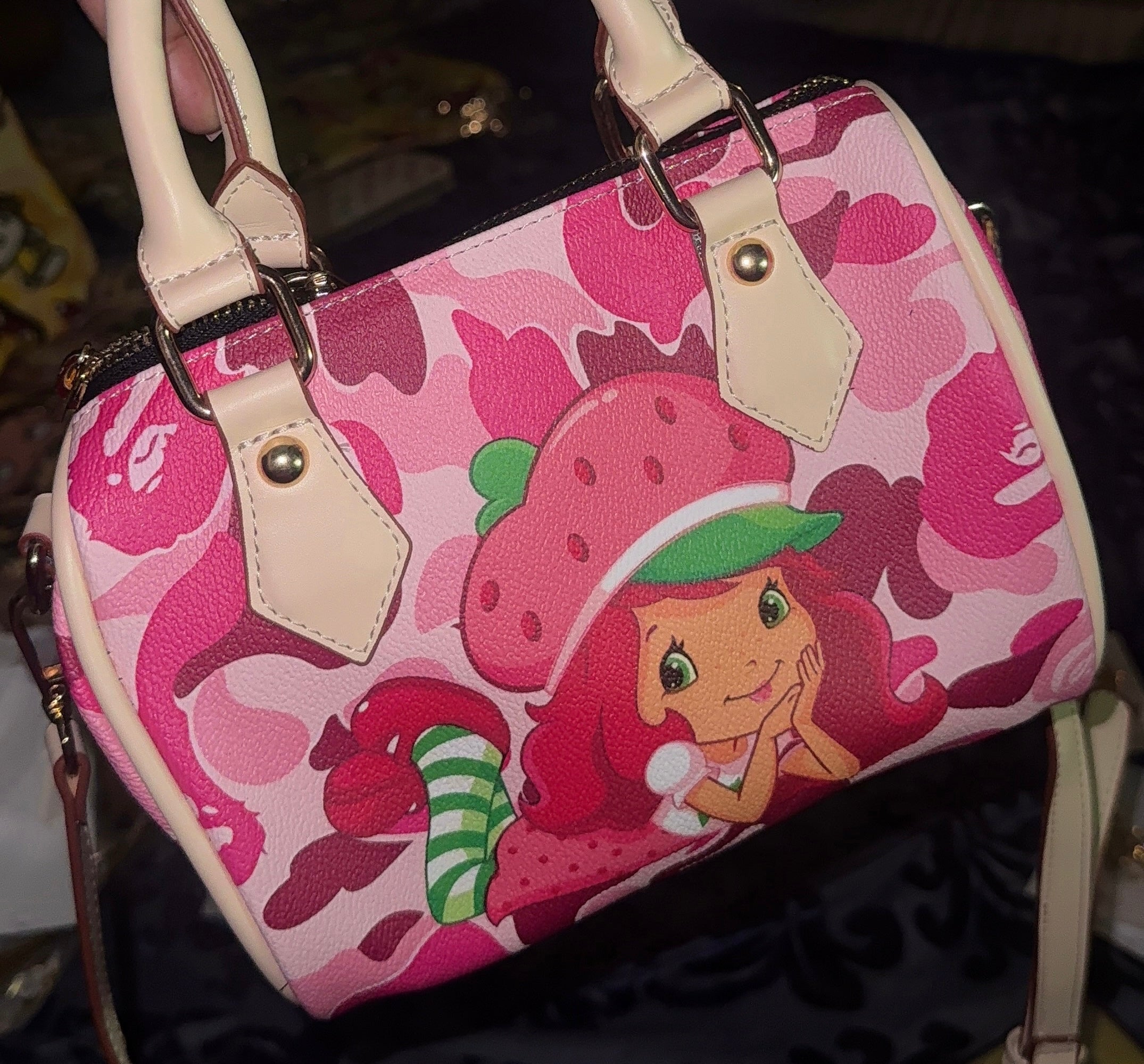 HKxBape Crush Bomber Purse