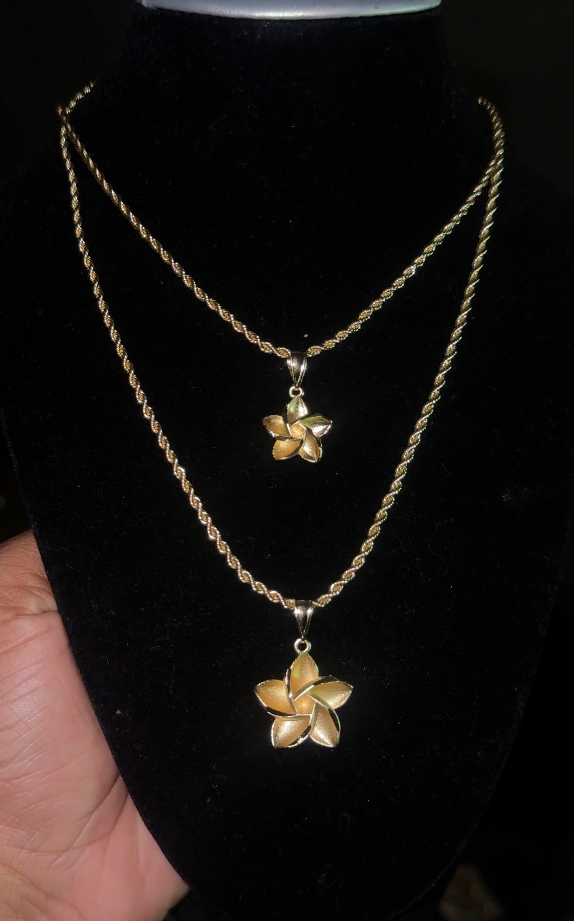Plumeria Flower Necklace