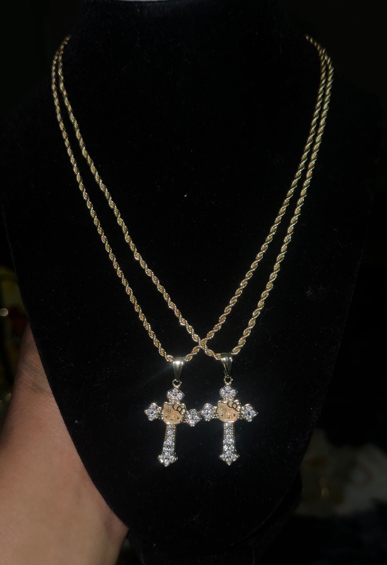 Hello Kitty Cross Necklace