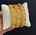 24k Heiress Flower Bangles